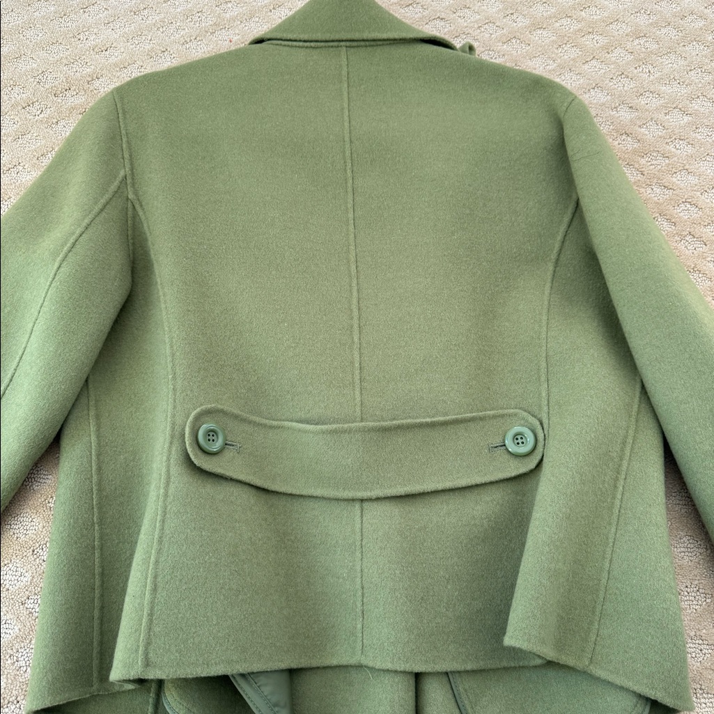 Wool Button Up Jacket